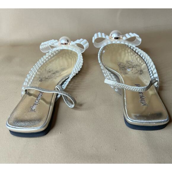 Jeffrey Campbell Pearl Flats Sandals 7 New - Picture 7 of 11
